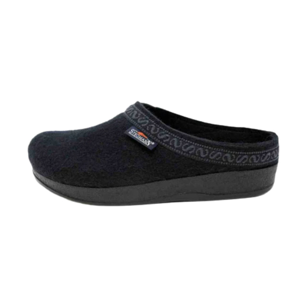 Stegmann Men's WoolFlex Comfort Clog - Black - Lenny's Shoe & Apparel