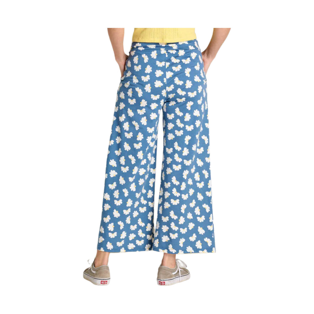 Toad & Co Women's Chaka Wide Leg Pant - Pacific Half Daisy Print - Lenny's Shoe & Apparel