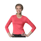 WonderWink Women's Silky Long Sleeve Top - Papaya - Lenny's Shoe & Apparel