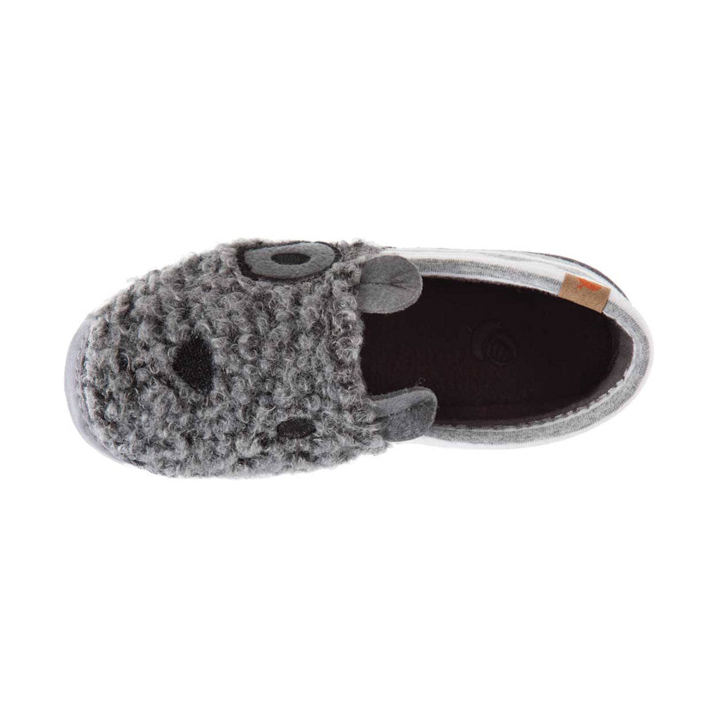 Acorn Kids' Critter Novelty Moc Slippers - Stormy Grey - Lenny's Shoe & Apparel