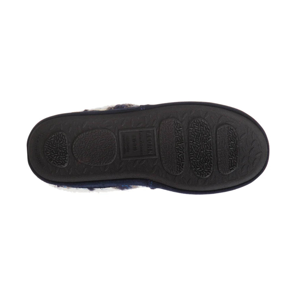 Acorn Women's Hoodback Slipper - Navy/Blue FINAL SALE - Lenny's Shoe & Apparel