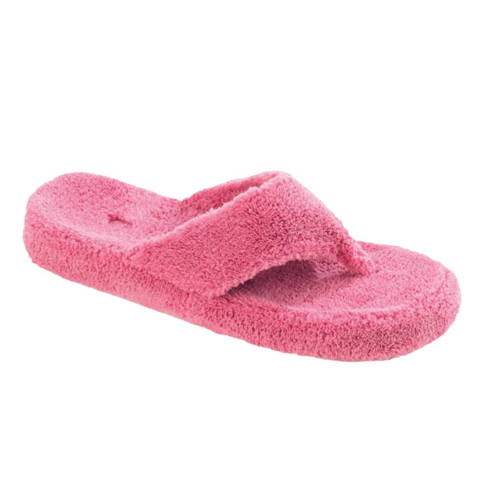 Acorn Women's Spa Thong Slipper - Azalea FINAL SALE - Lenny's Shoe & Apparel