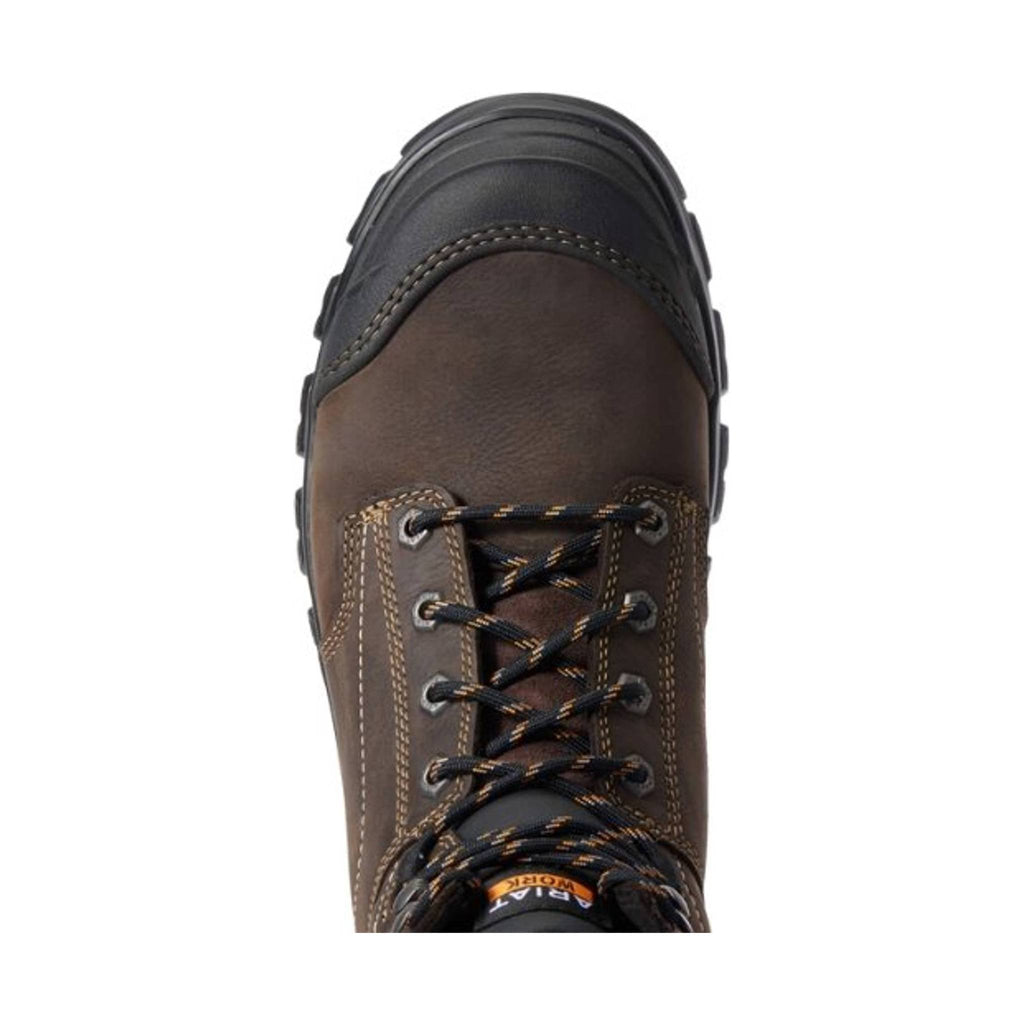 Ariat Men's Treadfast 6in Waterproof Steel Toe Work Boot - Dark Brown - Lenny's Shoe & Apparel