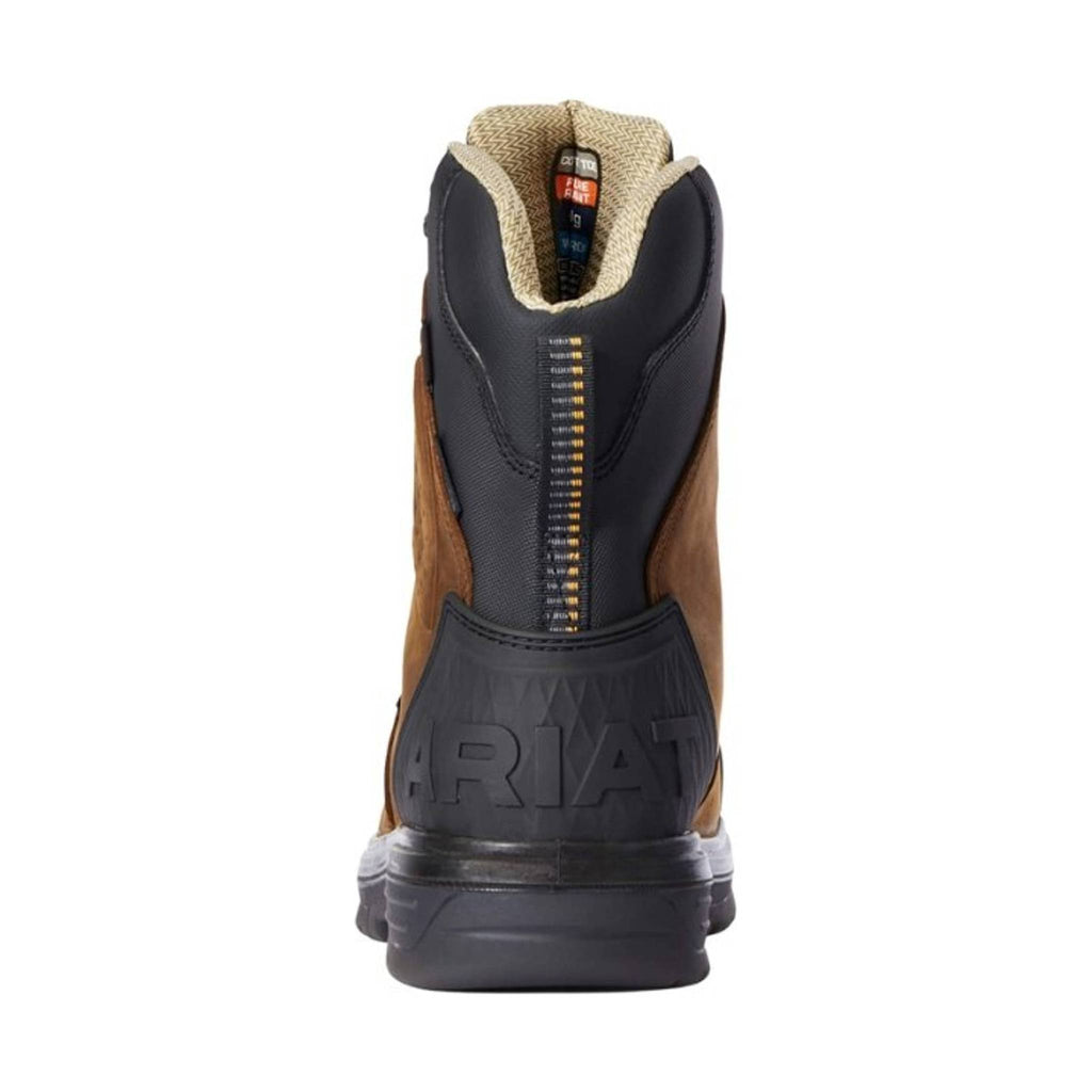 Ariat Men's Turbo Outlaw 8" CSA Waterproof 400G Insulated Carbon Safety Toe Work Boot - Dark Brown - Lenny's Shoe & Apparel