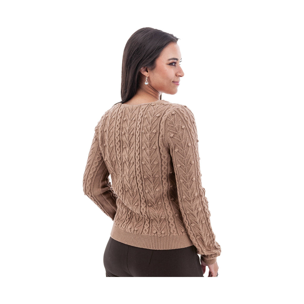 Aventura Women's Kincade Organic Cotton Sweater - Chanterelle - ONLINE STORE CREDIT/EXCHANGE ONLY - Lenny's Shoe & Apparel