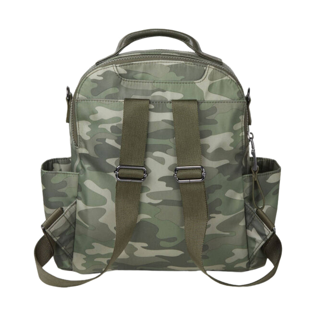 Baggallini Houston Convertible Backpack Tote Bag - Green Camo - Lenny's Shoe & Apparel