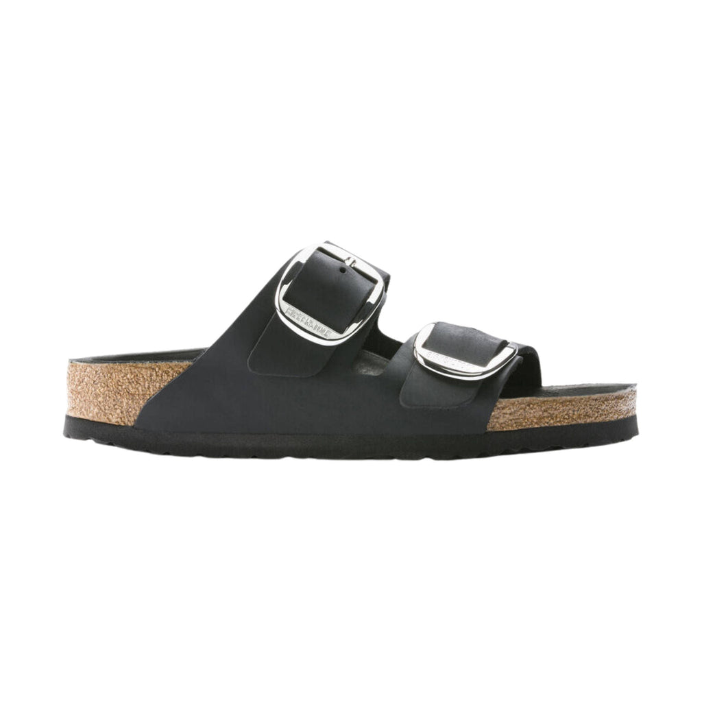 Birkenstock Arizona Big Buckle Sandal - Oiled Leather Black - Lenny's Shoe & Apparel