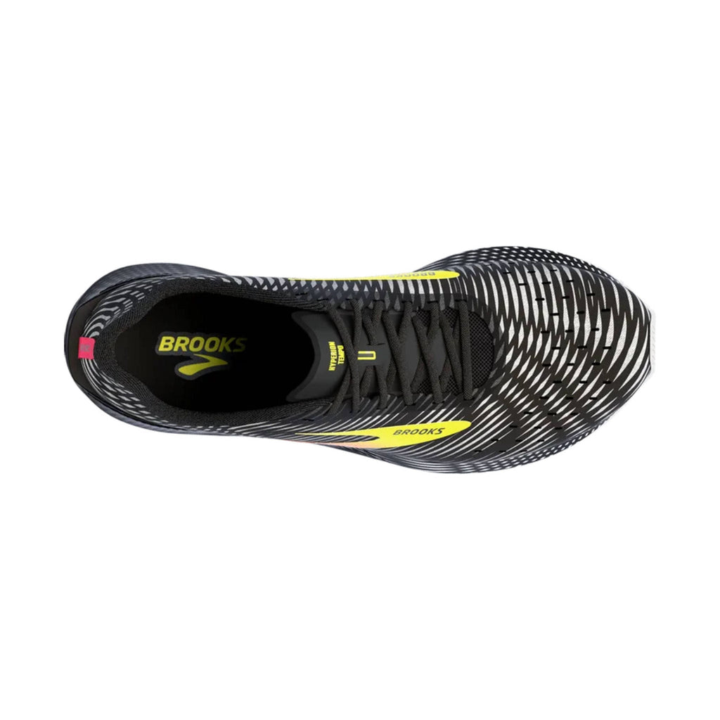 Brooks Women's Hyperion Tempo Running Shoes - Black/Pink/Yellow - Lenny's Shoe & Apparel