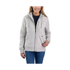 Carhart Women's Relaxed Fit Midweight Sherpa Lined Full Zip Sweatshirt - Asphalt Heather Nep - Lenny's Shoe & Apparel