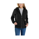 Carhart Women's Relaxed Fit Midweight Sherpa Lined Full Zip Sweatshirt - Black - Lenny's Shoe & Apparel