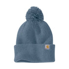 Carhartt Knit Pom - Pom Cuffed Beanie - Thundercloud - Lenny's Shoe & Apparel