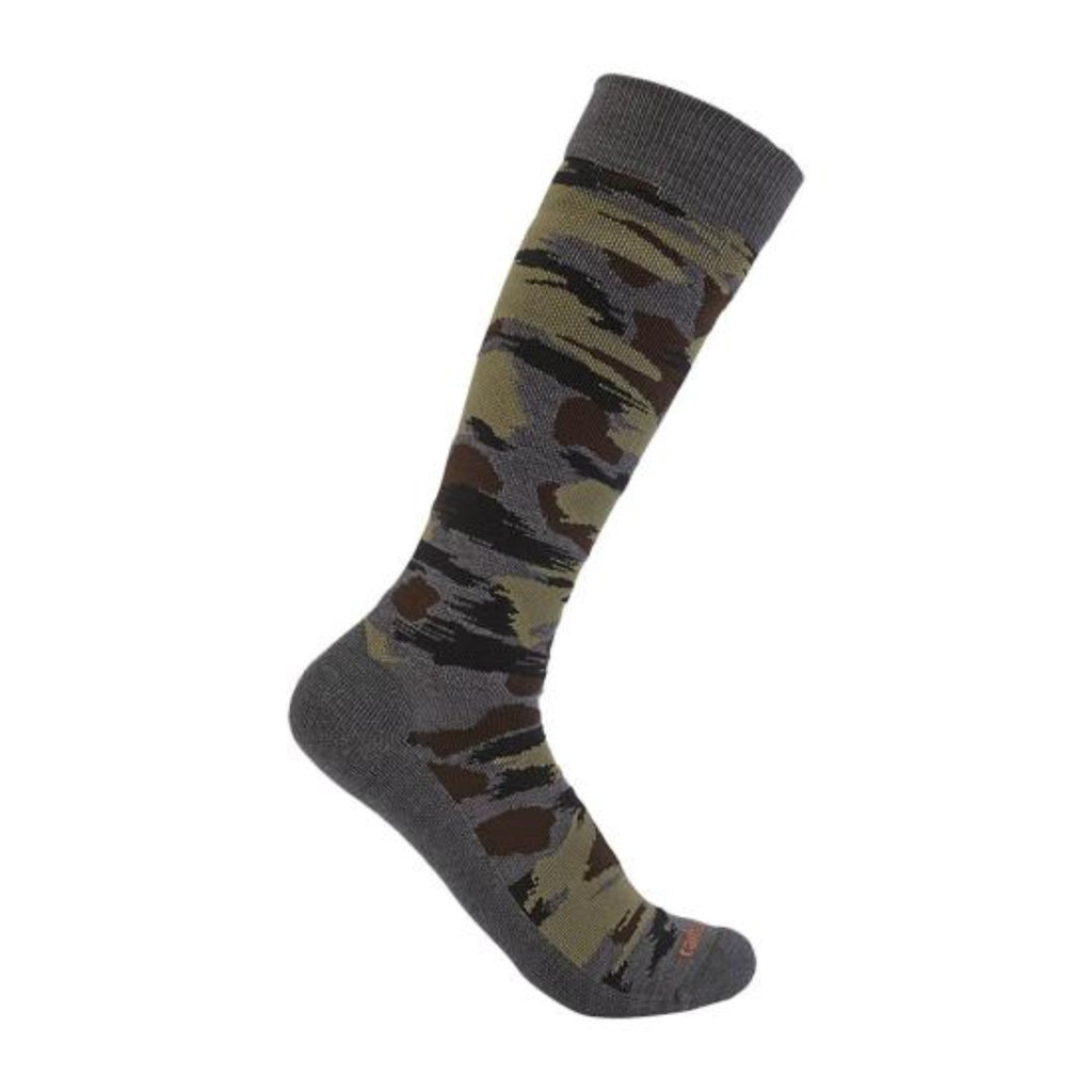 Carhartt Men's Heavyweight Camo Boot Sock - Blind Duck Shadow - Lenny's Shoe & Apparel