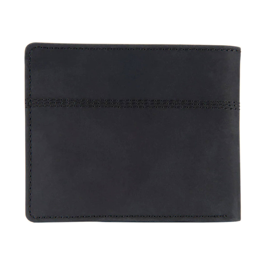 Carhartt Saddle Leather Bifold Legacy Passcase Wallet - Black - Lenny's Shoe & Apparel