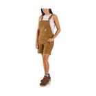 Carhartt Women's Rugged Flex Relaxed Fit Canvas Shortall - Carhartt Brown - Lenny's Shoe & Apparel