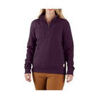 Carhartt Women's Tencel Fabric 1/2 Zip Sweatshirt - Eggplant - Lenny's Shoe & Apparel