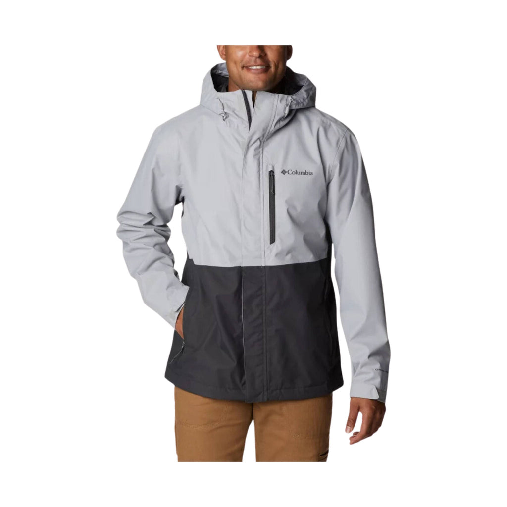 Columbia Men's Hikebound Rain Jacket - Columbia Grey/Shark - ONLINE STORE CREDIT/EXCHANGE ONLY - Lenny's Shoe & Apparel