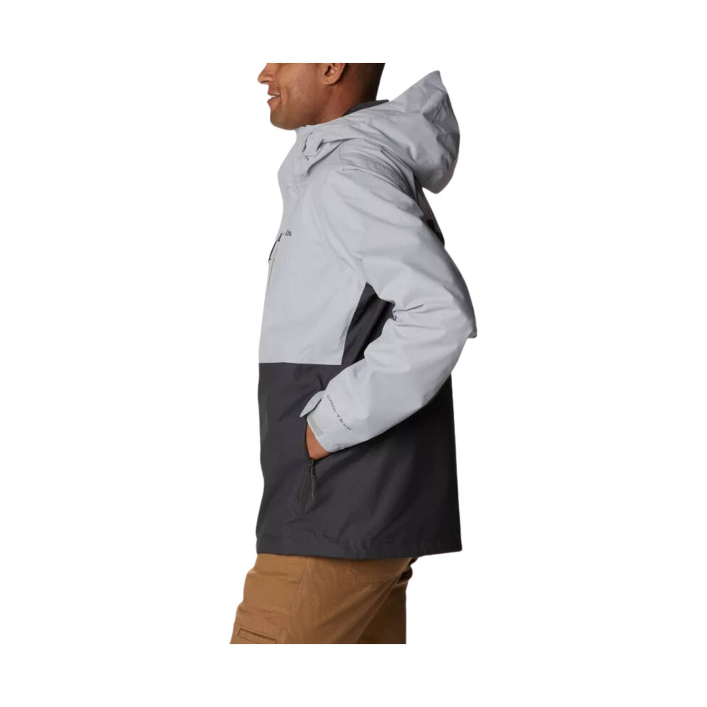 Columbia Men's Hikebound Rain Jacket - Columbia Grey/Shark - ONLINE STORE CREDIT/EXCHANGE ONLY - Lenny's Shoe & Apparel