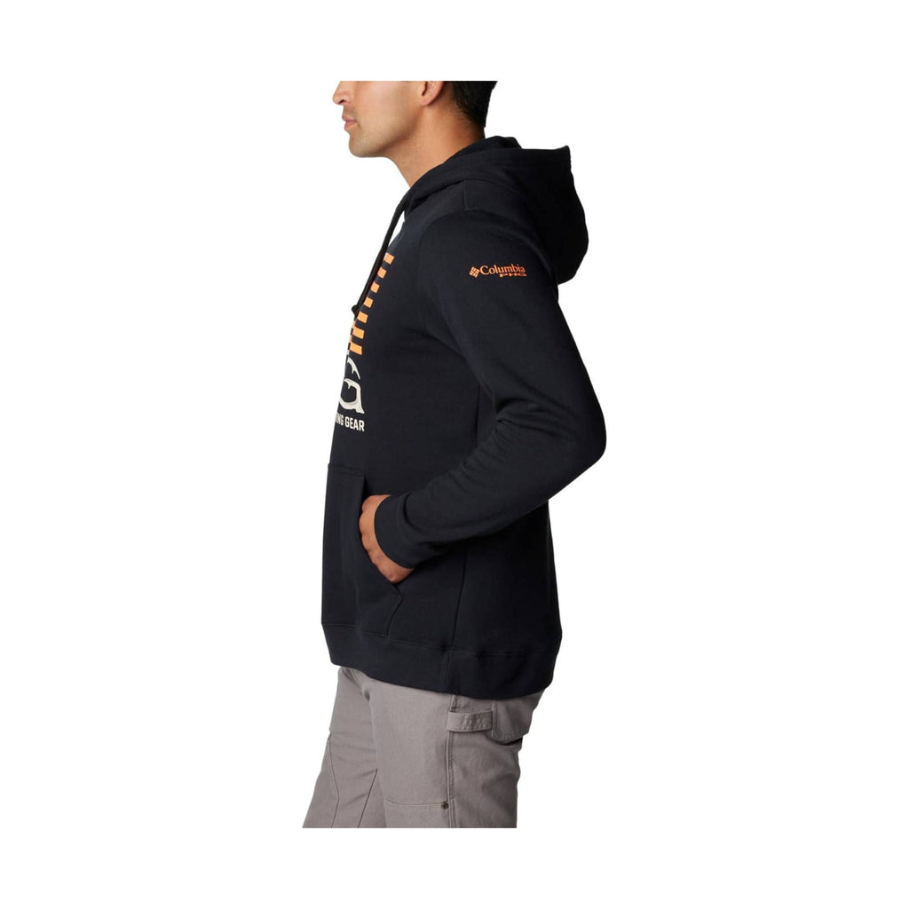 Columbia Men's PHG Hunt Star Hoodie - Black/Blaze - Lenny's Shoe & Apparel