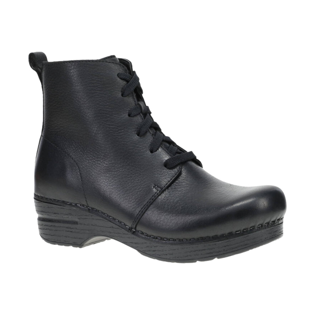 Dansko Women's Sigourney Boots - Black Tumbled - Lenny's Shoe & Apparel