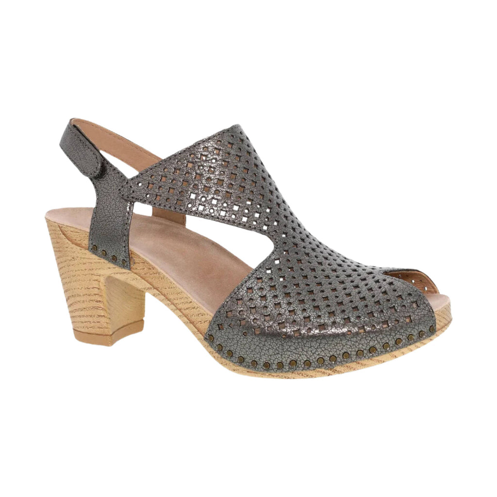 Dansko Women's Teagan Sandal - Gunmetal - Lenny's Shoe & Apparel