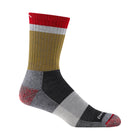 Darn Tough Vermont Men's Heady Stripe Micro Crew Lightweight Hiking Sock - Ash - Lenny's Shoe & Apparel