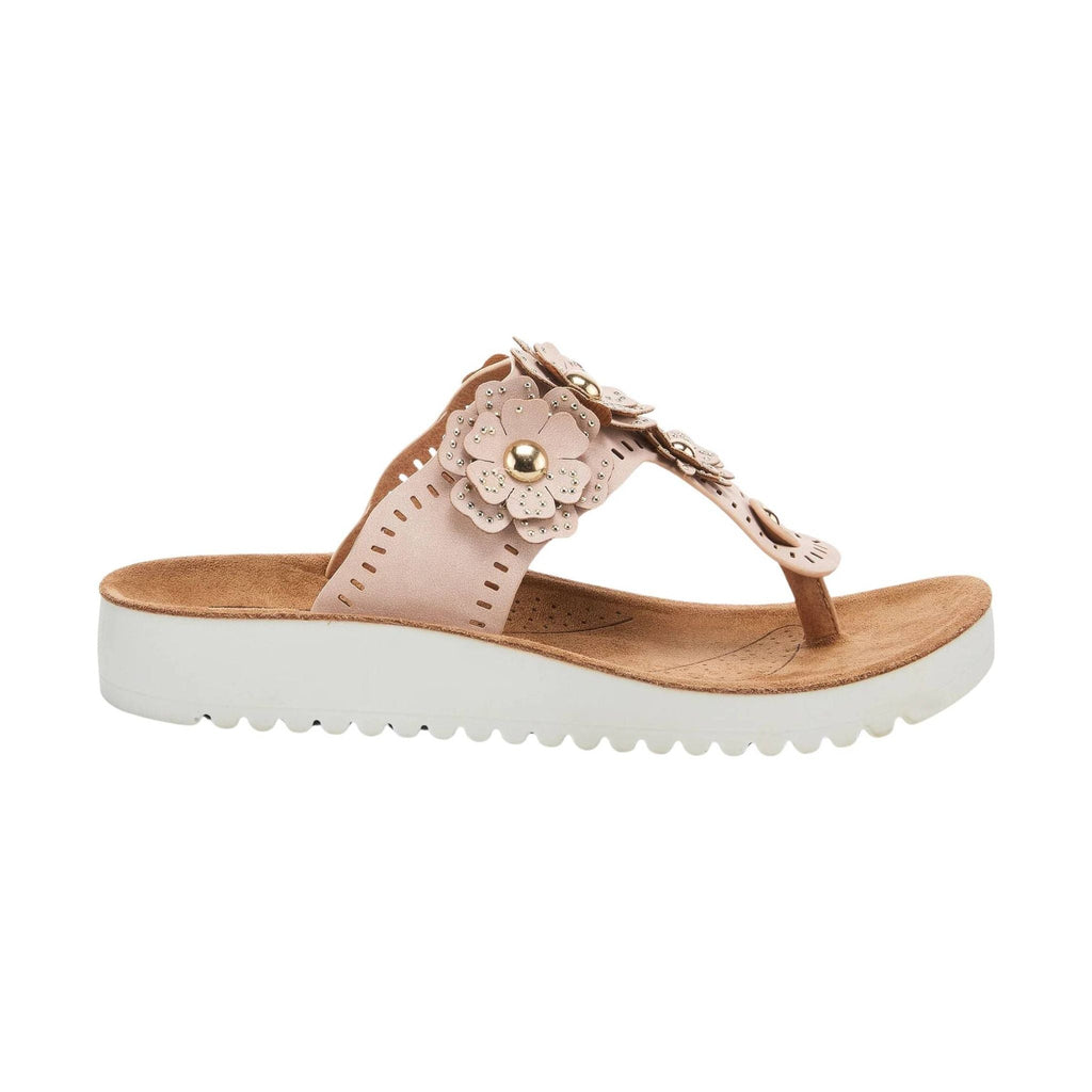 Flexus Women's Bayview Thong Sandals - Blush - Lenny's Shoe & Apparel