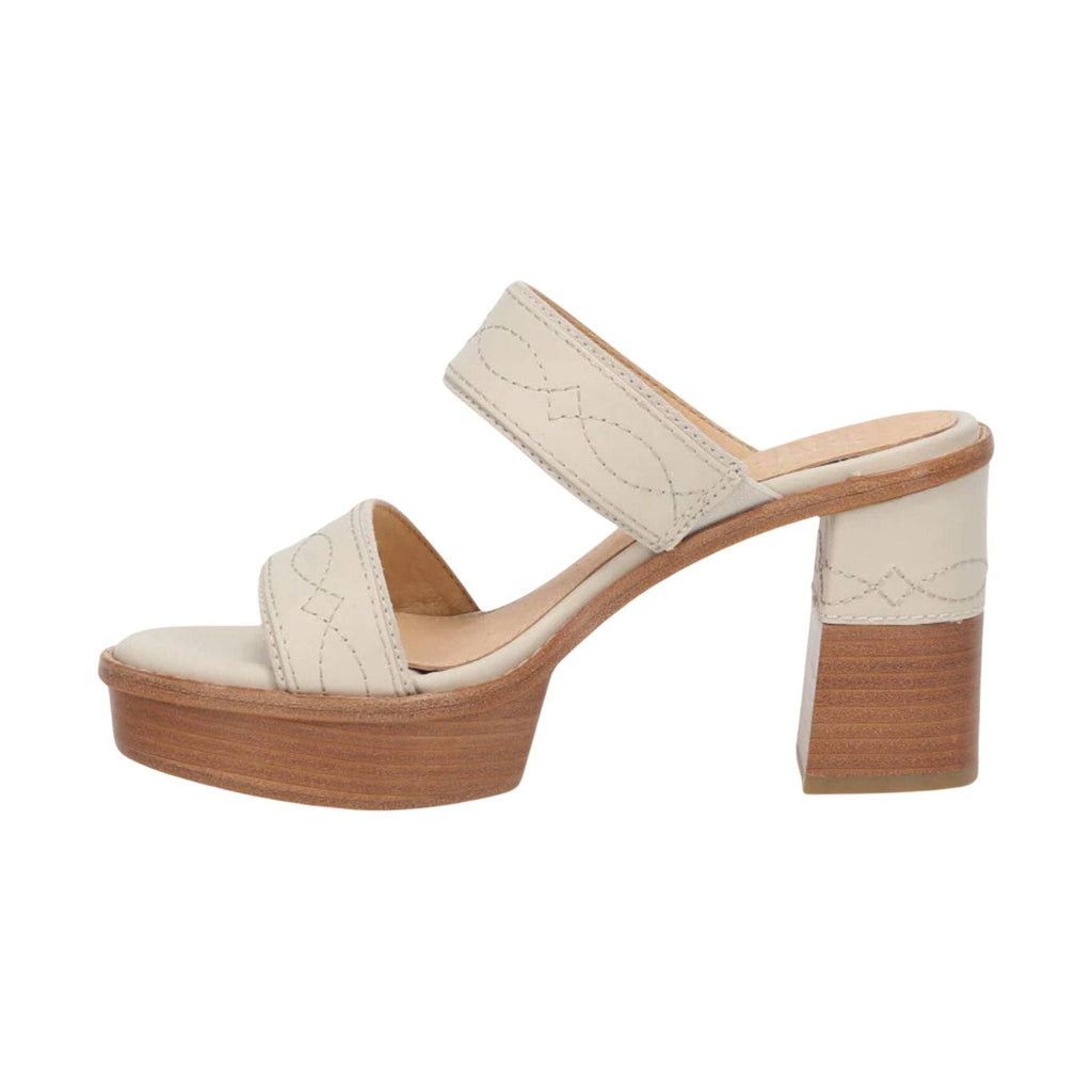 Frye Women's Pipa Woodstock 2 Band Platform Sandal - Ivory - Lenny's Shoe & Apparel