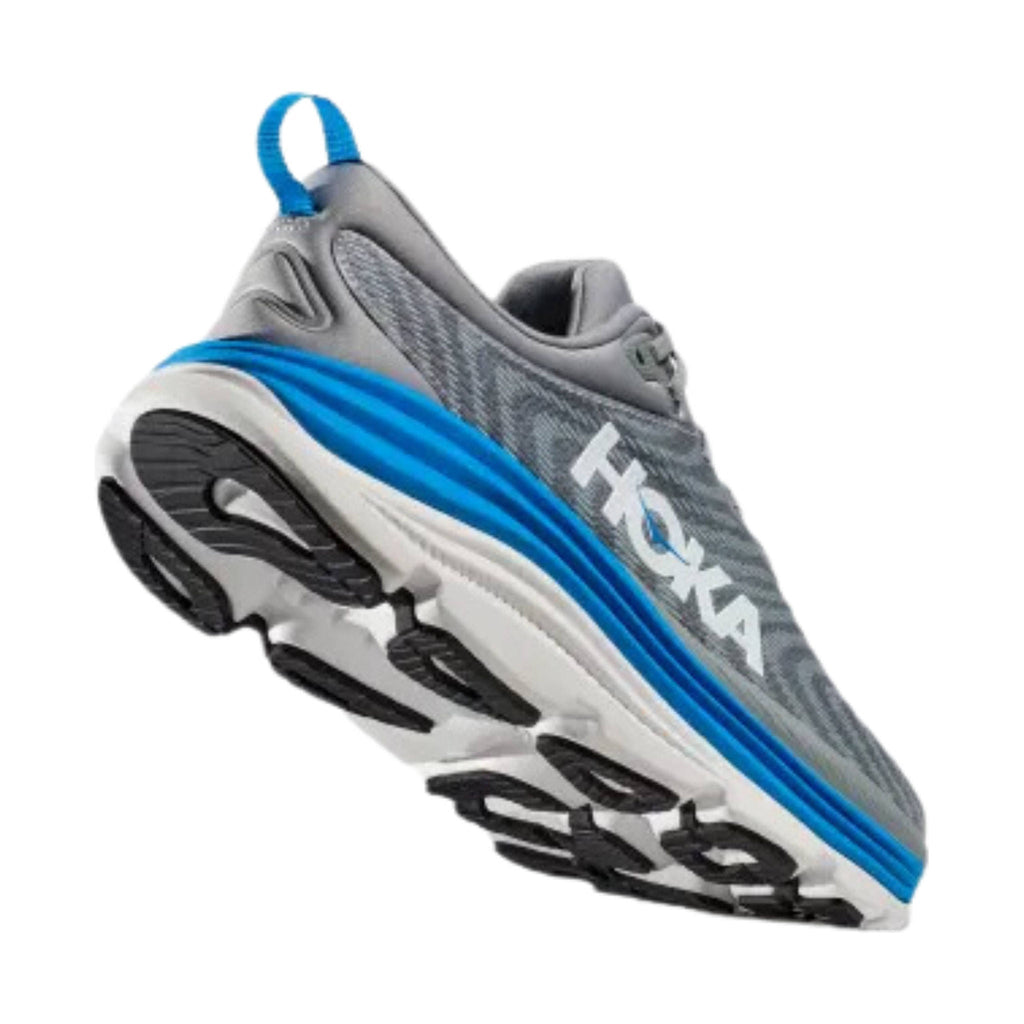 HOKA Men's Gaviota 5 - Limestone/Diva Blue - Lenny's Shoe & Apparel