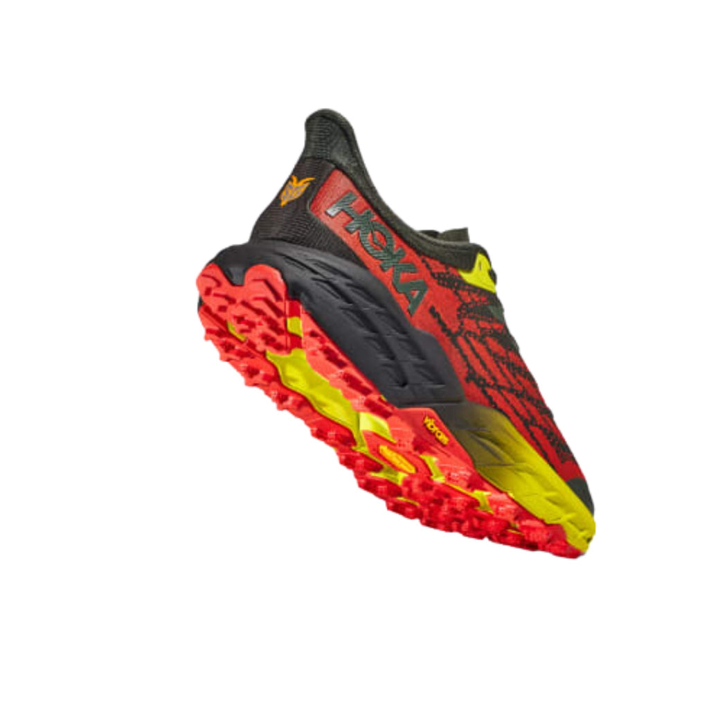 HOKA Men's Speedgoat 5 - Thyme/ Fiesta - Lenny's Shoe & Apparel