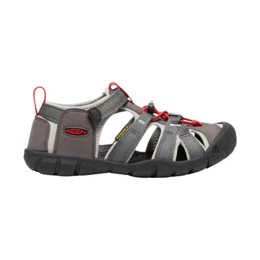 KEEN Big Kids' Seacamp II CNX Sandals - Magnet/Drizzle - Lenny's Shoe & Apparel