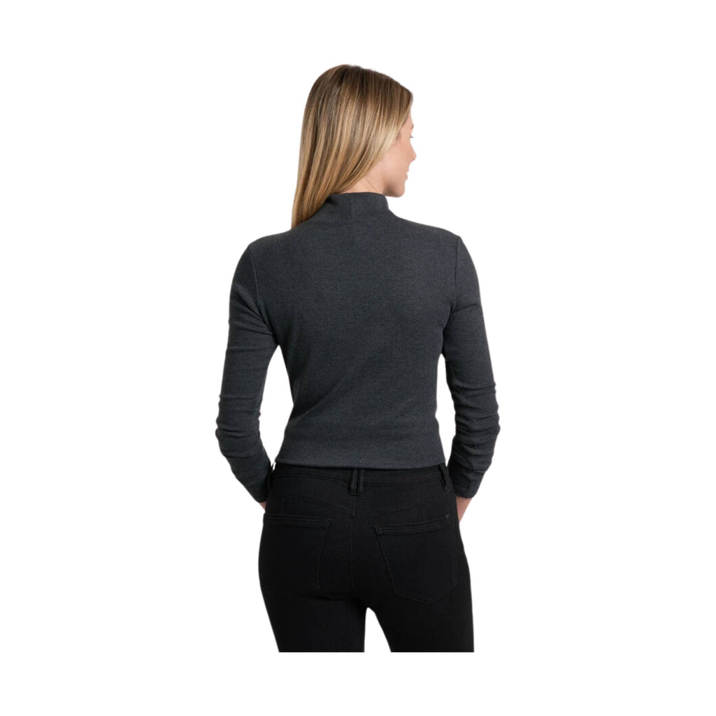 Kuhl Women's Verona Rib Long Sleeve Shirt - Charcoal - Lenny's Shoe & Apparel