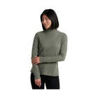 Kuhl Women's Verona Rib Long Sleeve Shirt - Soft Pine - Lenny's Shoe & Apparel