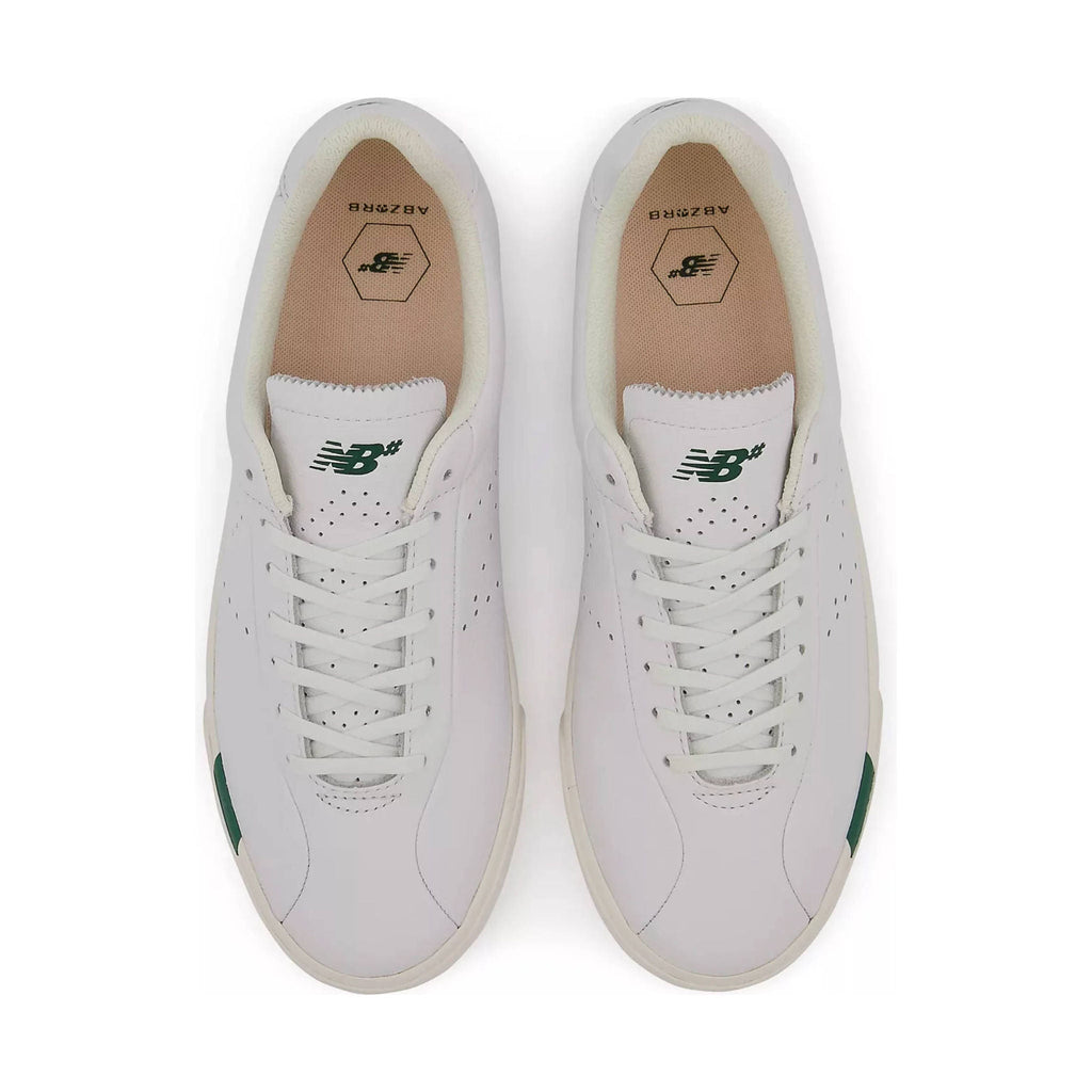 New Balance Men's Numeric 22 Shoe - White/Green - Lenny's Shoe & Apparel