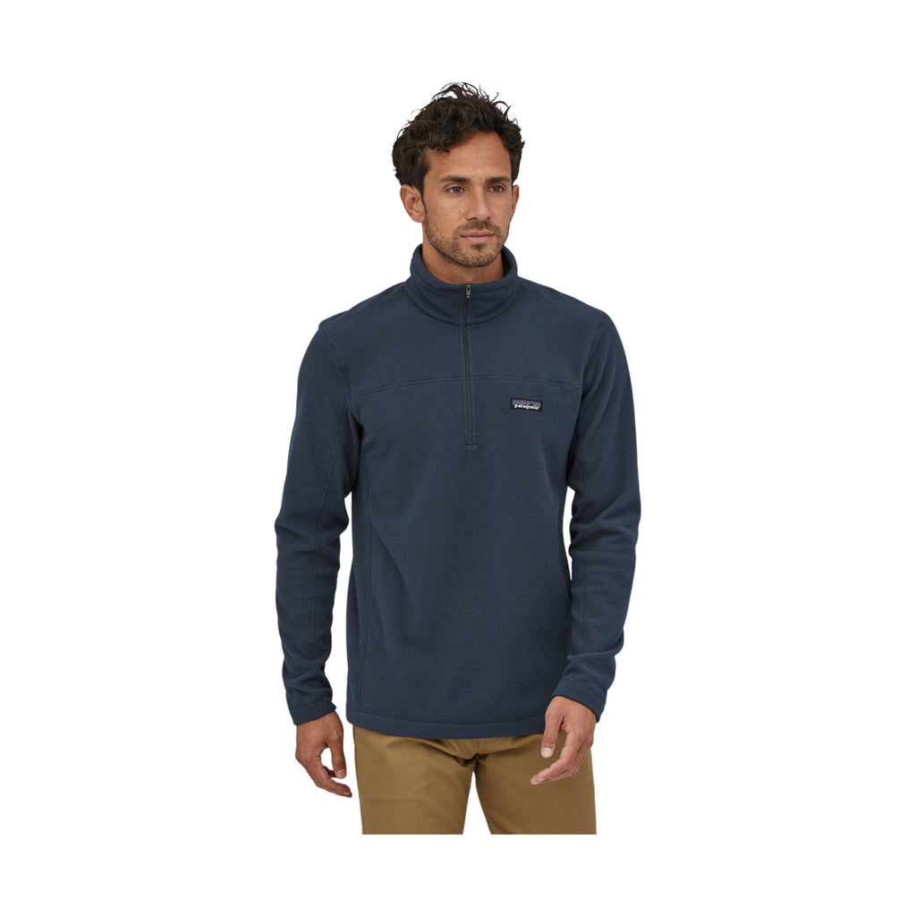 Patagonia Men's Micro D Fleece Pullover - New Navy - Lenny's Shoe & Apparel