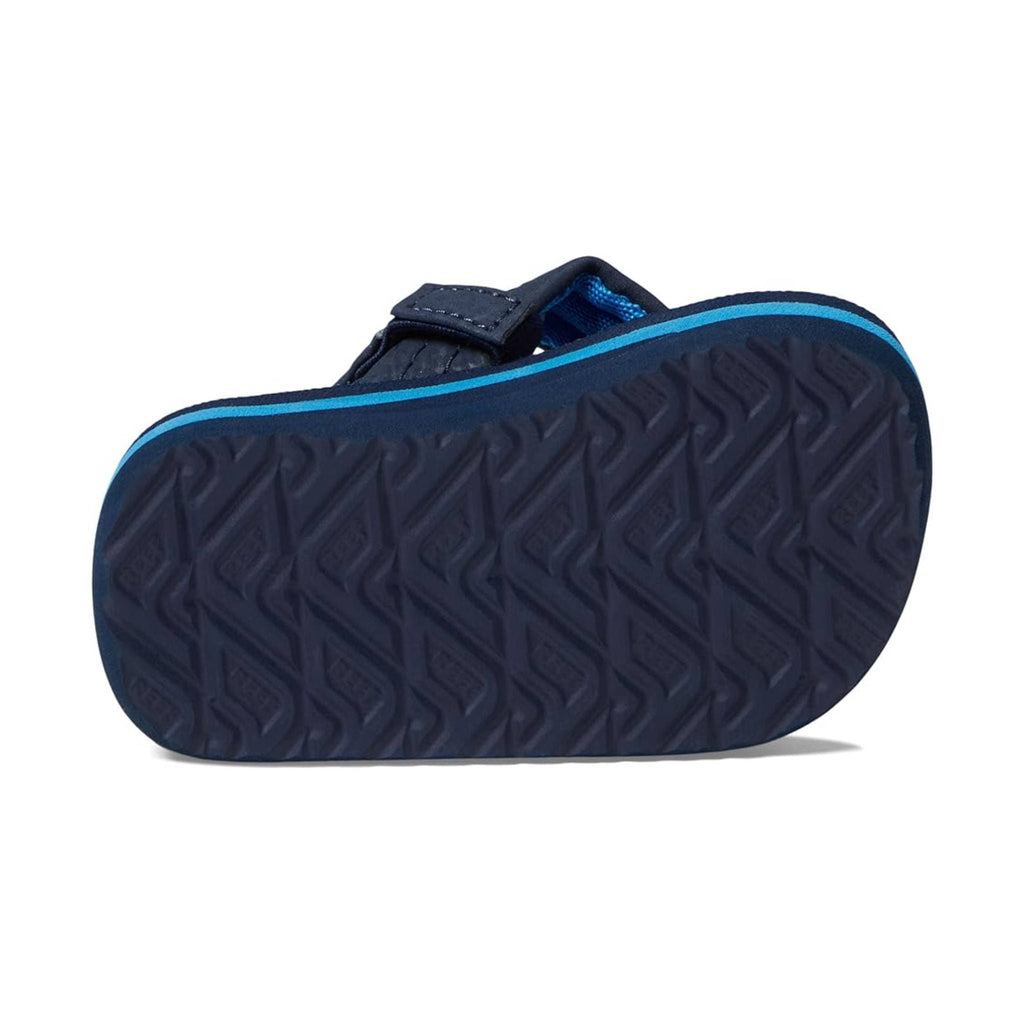 Reef Kids' Little Ahi Flip Flop - Deep Sea Stripes - Lenny's Shoe & Apparel