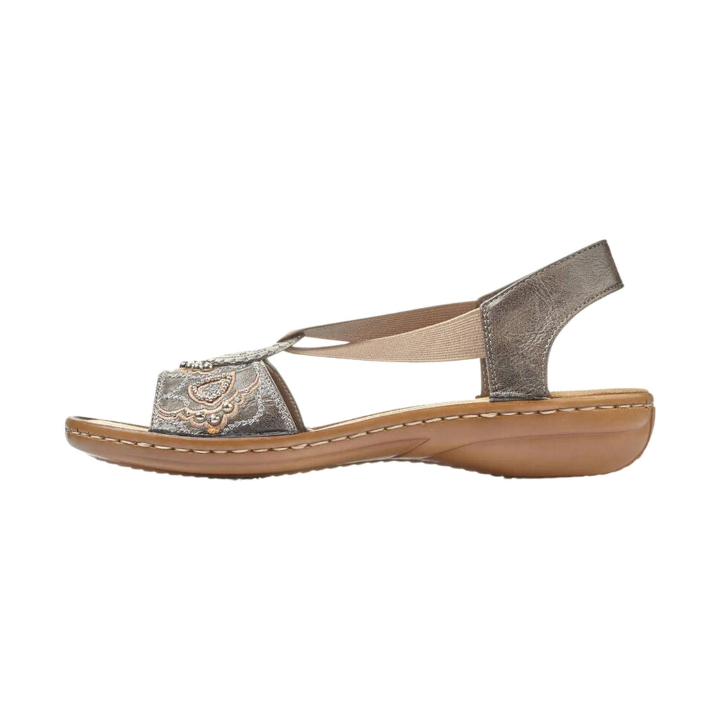 Rieker Women's Regina Sandal - Smoke Grey - Lenny's Shoe & Apparel