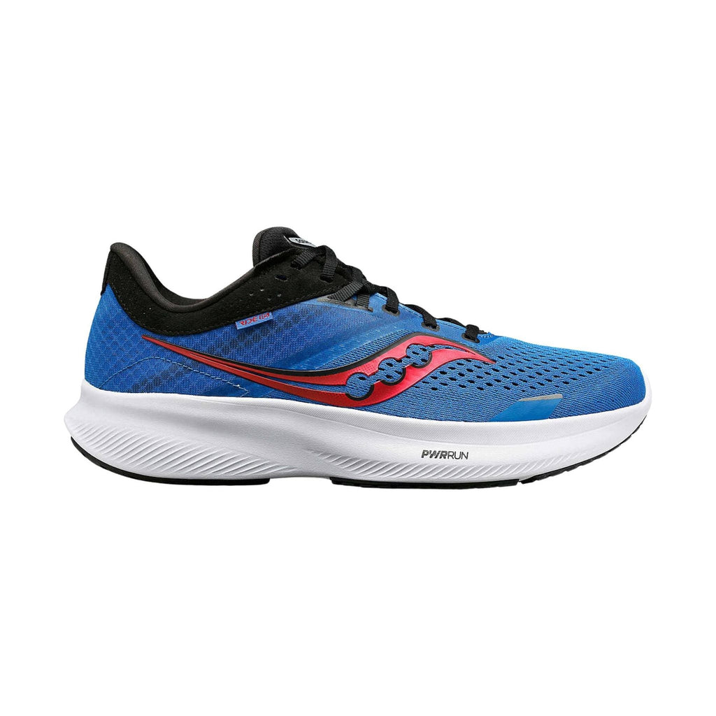 Saucony Men's Ride 16 Running Shoes - Hydro/Black - Lenny's Shoe & Apparel