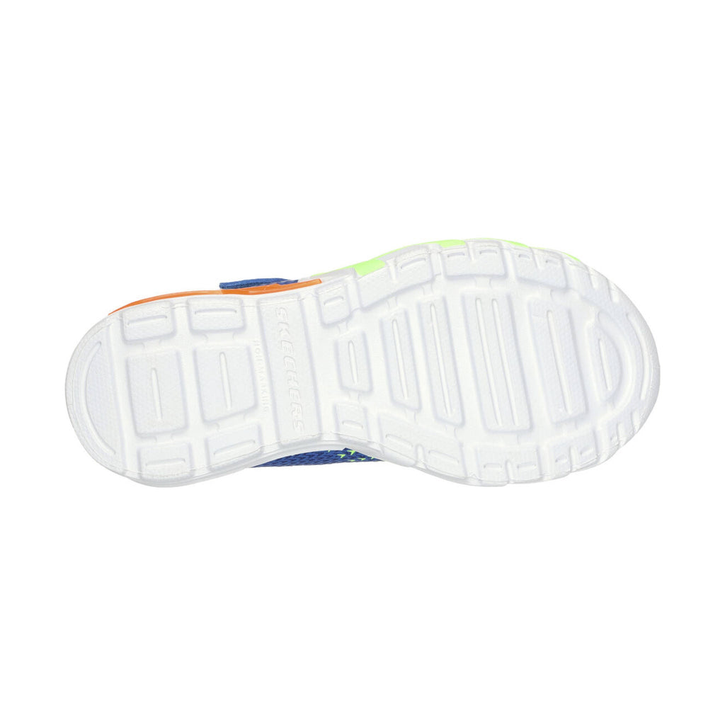 Skechers Kids' S Lights Flex Glow Bolt Shoes - Royal/Multi - Lenny's Shoe & Apparel