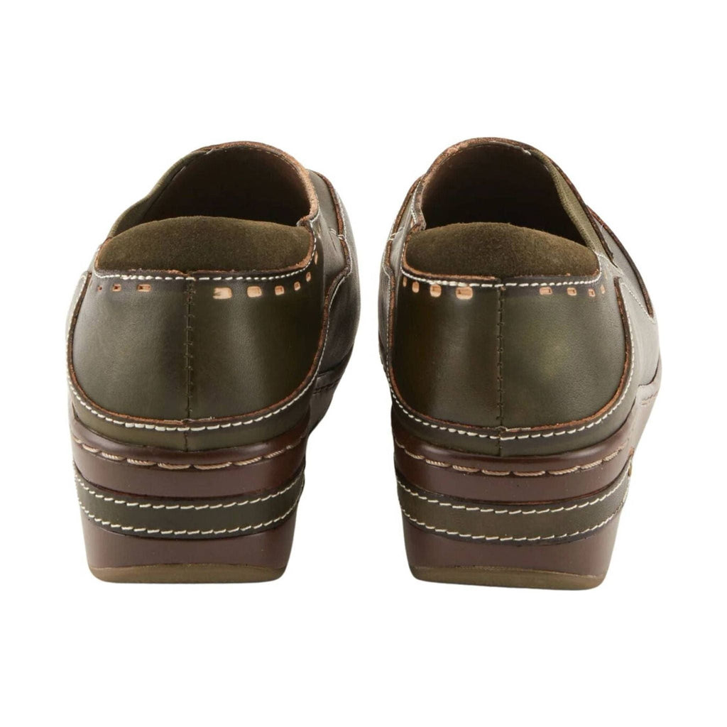 Spring Step L'artiste Women's Burbank Clogs - Olive Green - Lenny's Shoe & Apparel