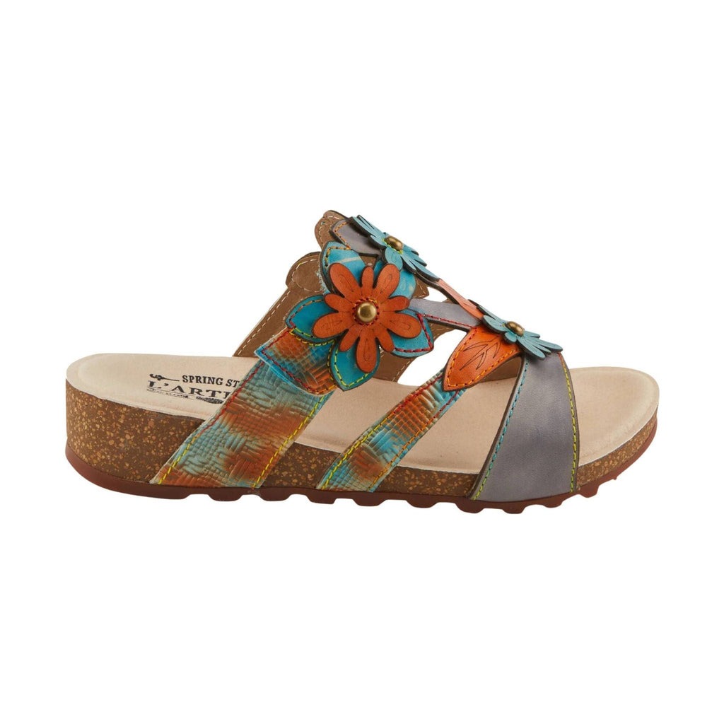 Spring Step L'artiste Women's Lavonda Sandals - Grey Multi - Lenny's Shoe & Apparel