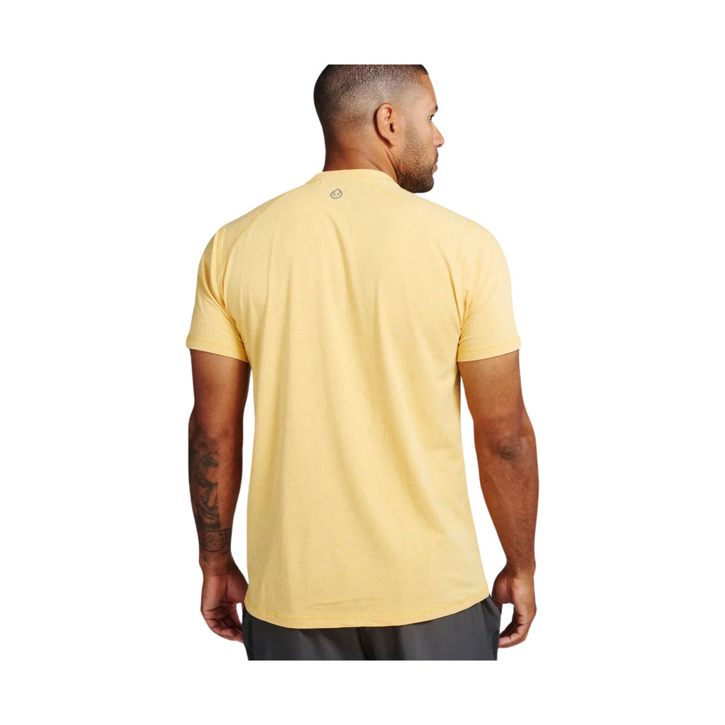 Tasc Men's Carrollton Fitness Tee - Daybreak Yellow Heather - Lenny's Shoe & Apparel