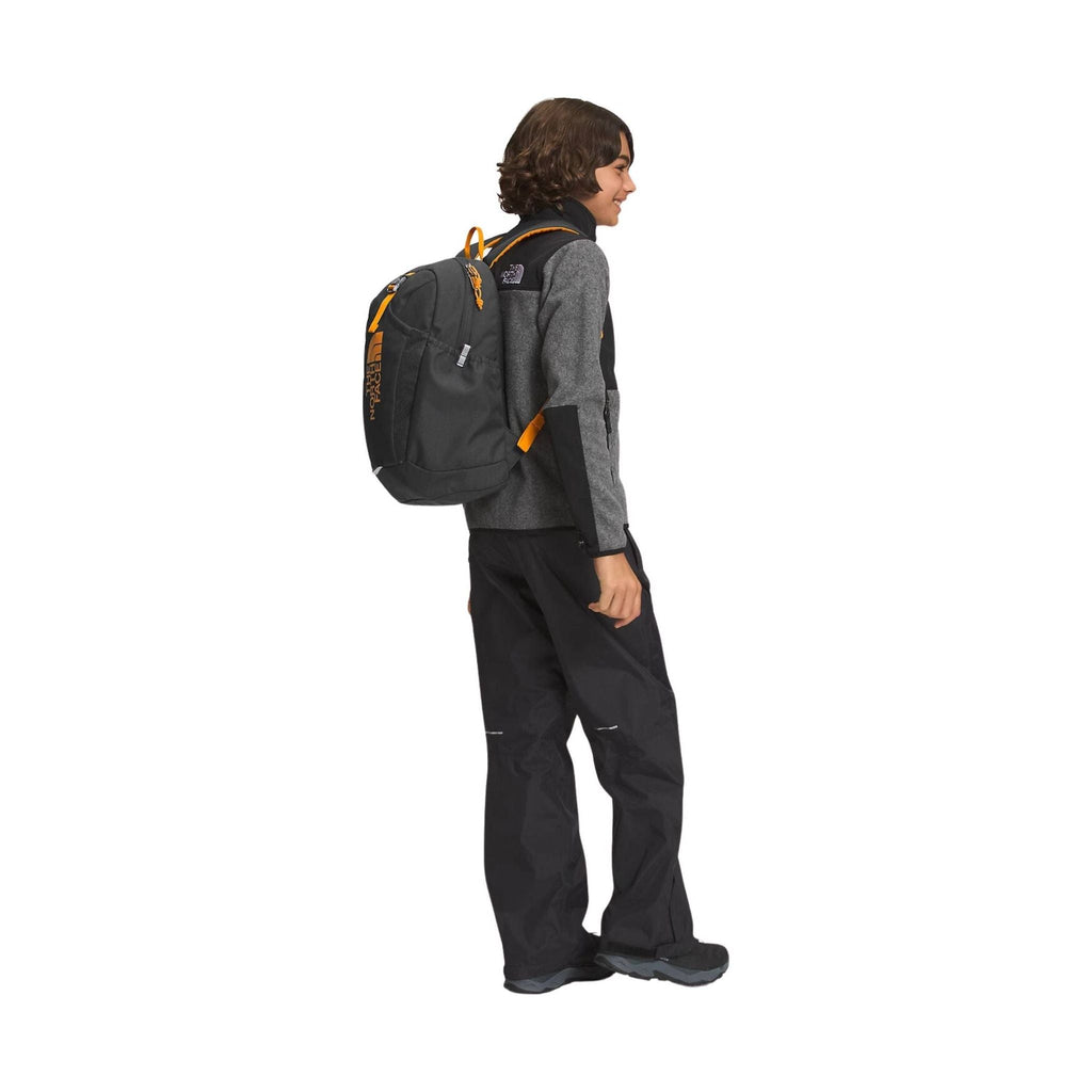 The North Face Youth Mini Recon Backpack - Asphalt Grey/Cone Orange - Lenny's Shoe & Apparel