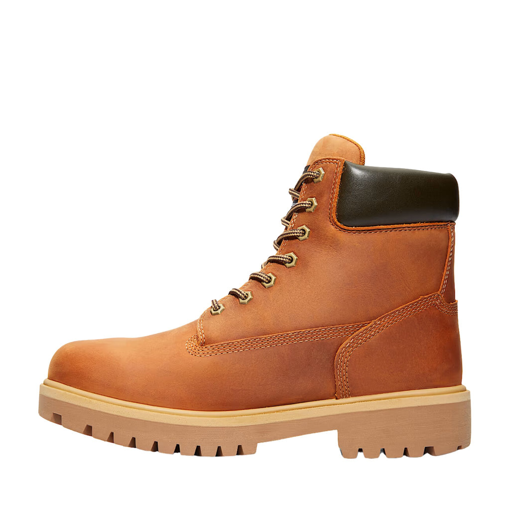 Timberland Pro Men's Direct Attach 6 Inch Waterproof Soft Toe Work Boots - Brown/Marigold - Lenny's Shoe & Apparel