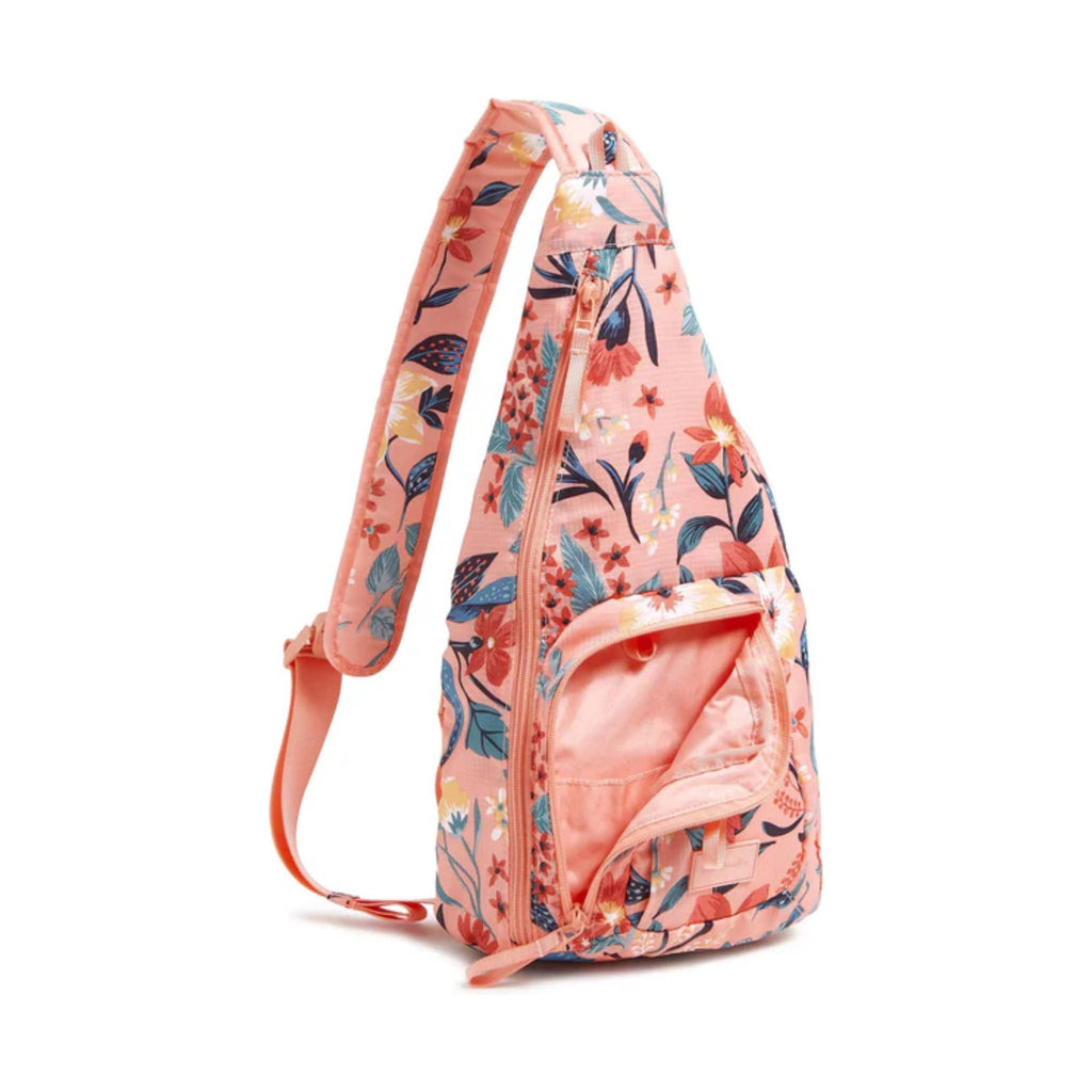 Vera Bradley Sling Backpack In Ripstop - Paradise Bright Coral - Lenny's Shoe & Apparel