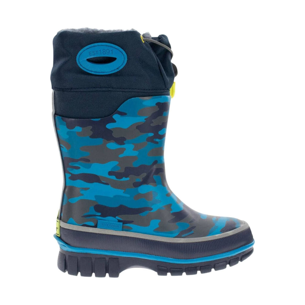 Western Chief Kids' Camo Frost Neoprene Cold Weather Winter Boots - Camo/Navy - Lenny's Shoe & Apparel