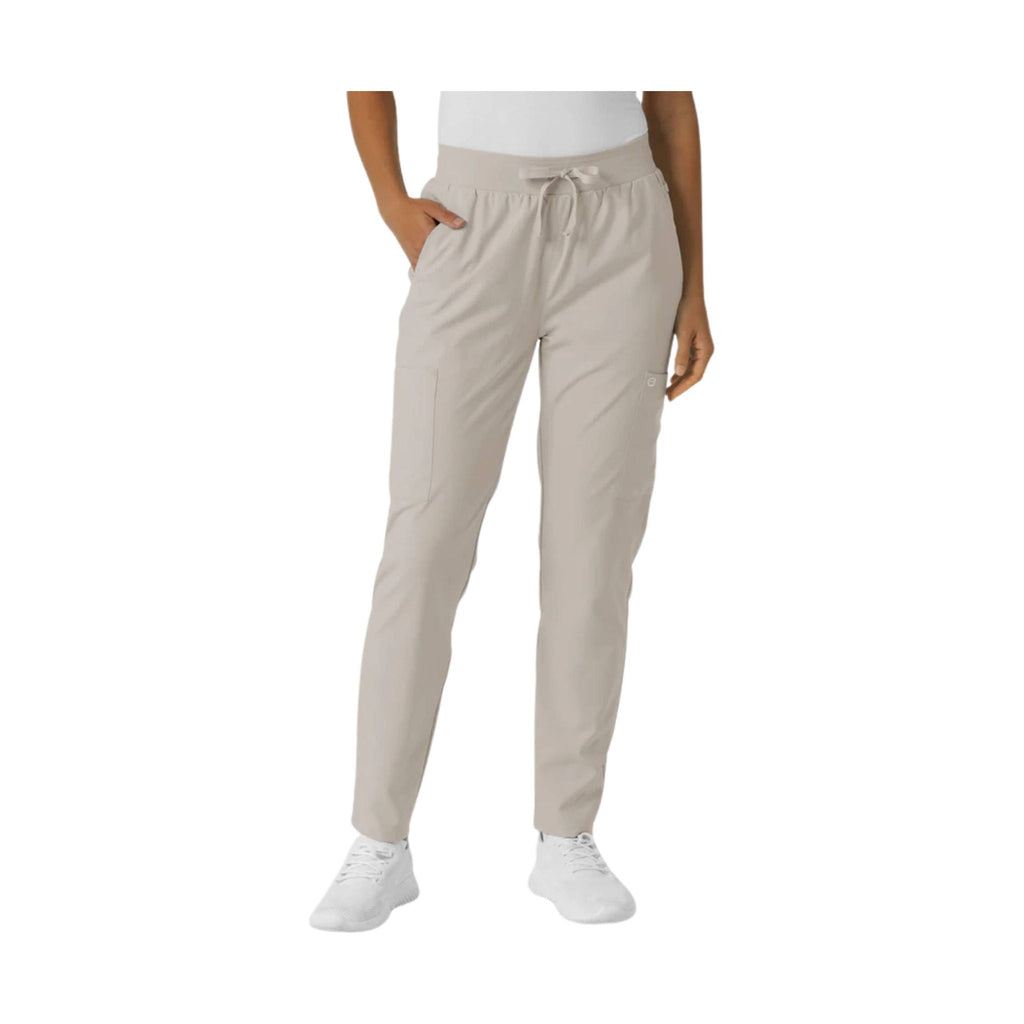 Wonder Wink Women's Flex n Reach Track Scrub Pant - Cloud - Lenny's Shoe & Apparel