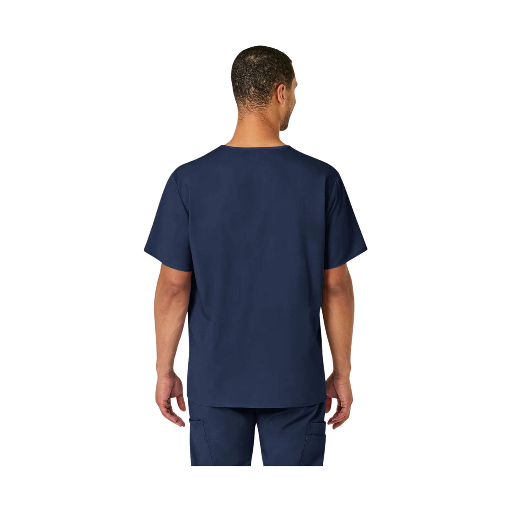 WonderWink Men's Pro V Neck Scrub Top - Navy - Lenny's Shoe & Apparel