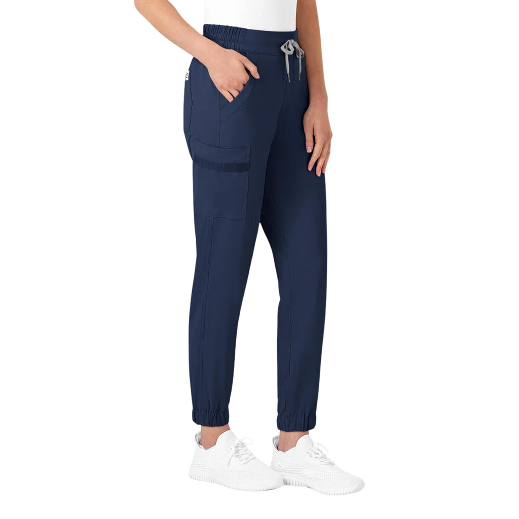 WonderWink Women's Jogger Scrub Pant - Navy - Lenny's Shoe & Apparel