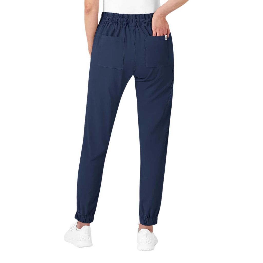 WonderWink Women's Jogger Scrub Pant - Navy - Lenny's Shoe & Apparel