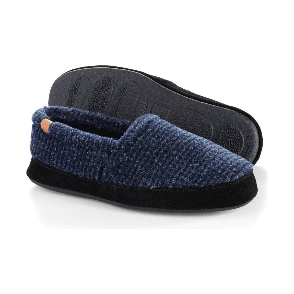 Acorn Men's Moc Slippers - Blue - Lenny's Shoe & Apparel